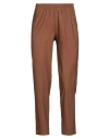 Corinna Caon Woman Pants Brown Size Xl Viscose, Nylon, Elastane In Brown