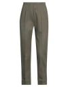 Corinna Caon Woman Pants Military Green Size Xs Cotton, Elastane