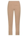 Corinna Caon Woman Pants Sand Size S Cotton, Elastane In Beige