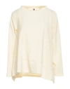 Corinna Caon Woman Top Beige Size L Polyester, Viscose, Elastane In Sand