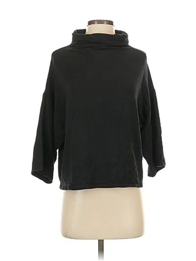 Pre-owned Corinne 3/4 Sleeve Top Black Cowl Neck Tops
