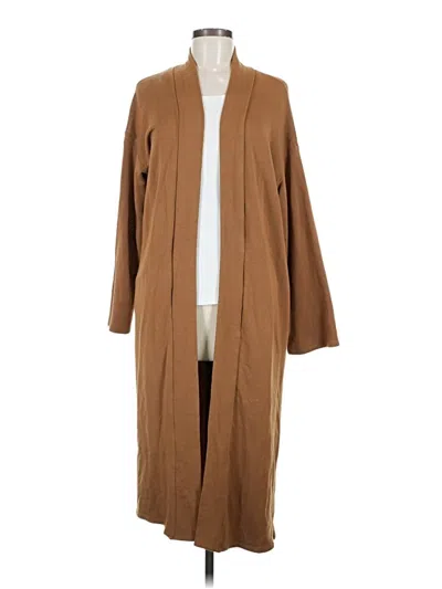 Pre-owned Corinne Cardigan Sweater In Brown