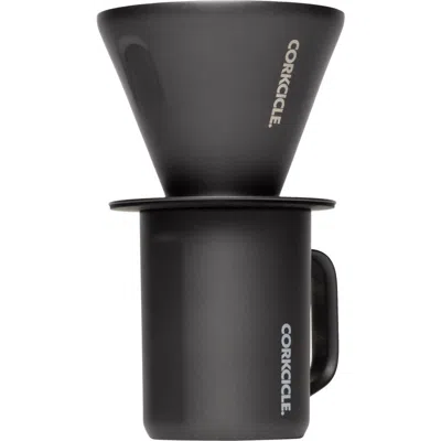 Corkcicle 16-ounce Pour Over Set In Ceramic Slate