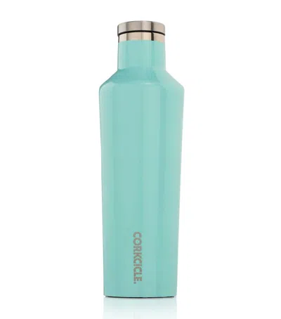 Corkcicle 16oz Canteen Water Bottle In Turquoise In Blue