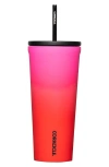 Corkcicle 24-ounce Insulated Cup With Straw In Sangria