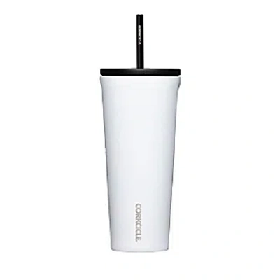 Corkcicle 24 oz Stainless Steel Insulated Cold Cup In White