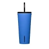 Corkcicle 24 oz Stainless Steel Insulated Cold Cup In Pacific Blue
