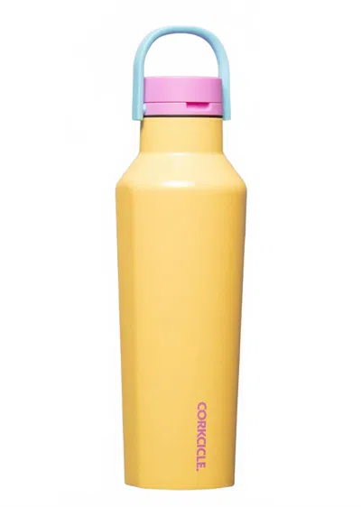 Corkcicle Classic Sport Canteen Bottle In Toucan Jams In Yellow
