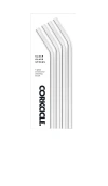 Corkcicle Clear Glass Straws 4 Pack In 清除