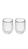 Corkcicle Clear Stemless Glass Set In 清除