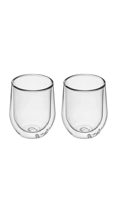 Corkcicle Clear Stemless Glass Set In 清除