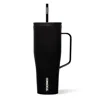 Corkcicle 30-ounce Insulated Cup With Straw In Black