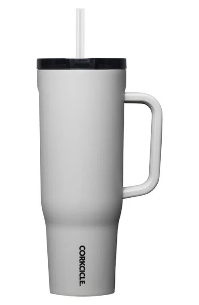 Corkcicle Cruiser 40-ounce Insulated Tumbler With Handle In River Rock