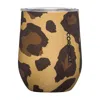 Corkcicle Luxe 12oz Stemless Cup In Leopard Exotic In Multi