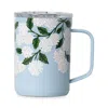 Corkcicle 16-ounce Insulated Mug In Gloss Blue Hydrangea