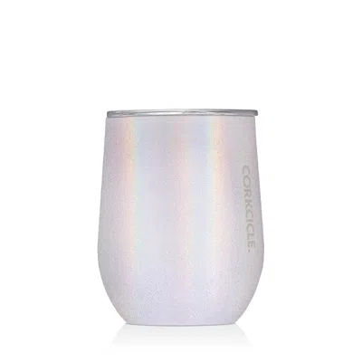 Corkcicle Stainless Steel Stemless Wine Cup In Unicorn Wh