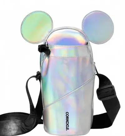 Corkcicle Women's Sling Mickey Mouse Prismatic Bag In White In Multi