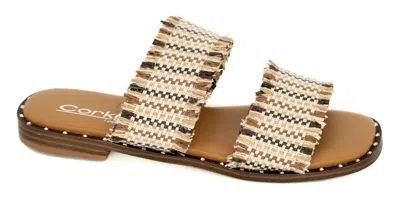 Corkys Footwear Afrayed Of What Sandals In Beige