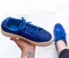 Corkys Footwear Bedazzle Shoes In Electric Blue Rhinestone In Blue