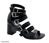 Corkys Footwear Buckle Down Heel Black In Black