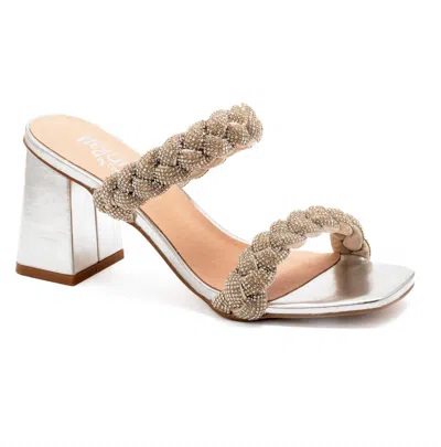 Corkys Footwear French Kiss Sandal In Silver