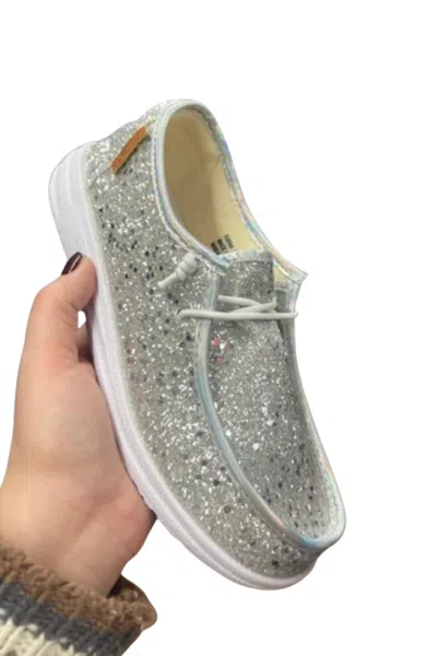 Corkys Footwear Glitter Kayak Shoes (a) In Light Blue