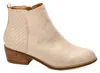 Corkys Footwear Half N Half Booties In White In White