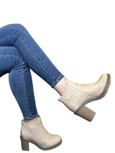 Corkys Footwear Pecan Pie Short Boot In Ivory In Multi