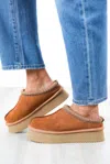Corkys Footwear Pillow Talk Faux Suede Clogs In Brown