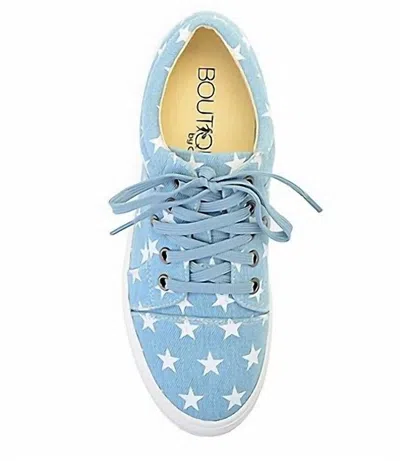 Corkys Footwear Pina Colada Platform Sneakers In Denim Stars In Multi
