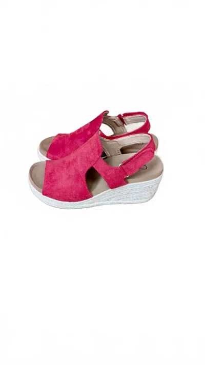 Corkys Footwear Pose Wedge Red