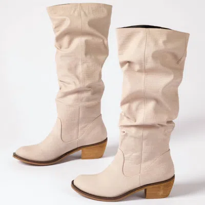 Corkys Footwear Shook Boots In Beige In White