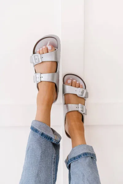 Corkys Footwear Sunny Strides Sandals In Silver