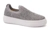 Corkys Footwear Swank Shoe In Gray Crystals In Multi