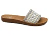 Corkys Footwear Vacation Mode Slide In Silver In Multi