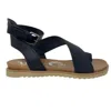 Corkys Footwear Very G Steffy Ankle Strap Sandal In Black