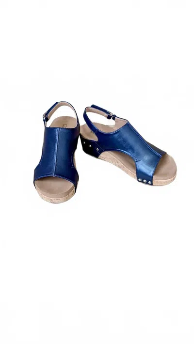 Corkys Footwear Volta Wedge Navy