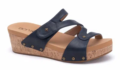 Corkys Footwear Wkomen's Wander Wedge Sandals In Navy In Blue