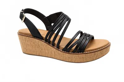 Corkys Footwear Women's About Last Night Wedge Sandals In Black