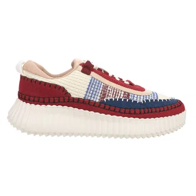 Corkys Footwear Women's Adventure Lace Up Sneakers In Burgundy Multi