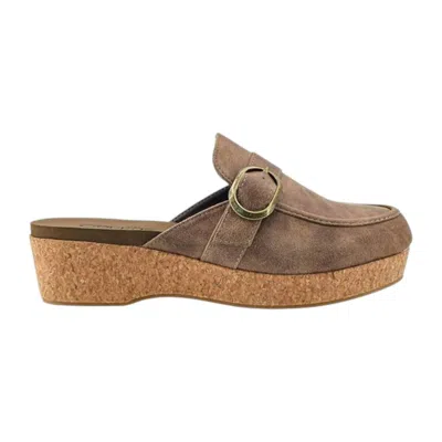 Corkys Footwear Women's All Get Out Slip On Mules In Taupe In Grey