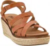 Corkys Footwear Women All Nighter Wedge In Cognac Brown In Multi