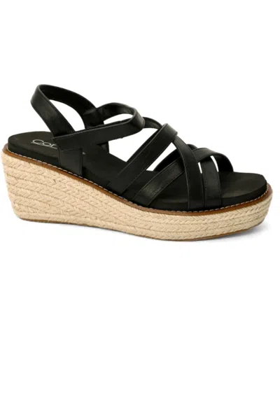 CORKYS FOOTWEAR WOMEN'S ALL NIGHTER SANDAL IN BLACK
