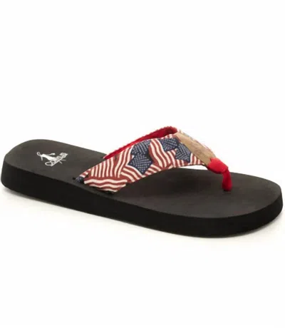 Corkys Footwear Women's Americana Beach Babe Sandals In Black