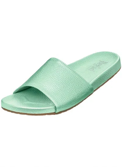Corkys Footwear Women's Backyard Metallic Sandal In Mint In Green