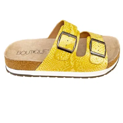 Corkys Footwear Women's Beach Babe Sandals In Yellow In White