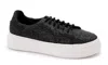 Corkys Footwear Glaring Chunky Glitter Sneakers In Black In Multi