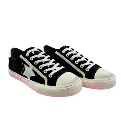Corkys Footwear Women's Big Dipper Velvet Sneakers In Black Velvet