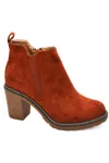 Corkys Footwear Women's Bite Me Bootie In Rust In Multi