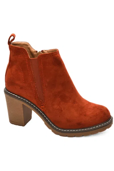 Corkys Footwear Women's Bite Me Bootie In Rust In Multi